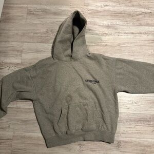 Essentials Heather Gray Hoodie for Men